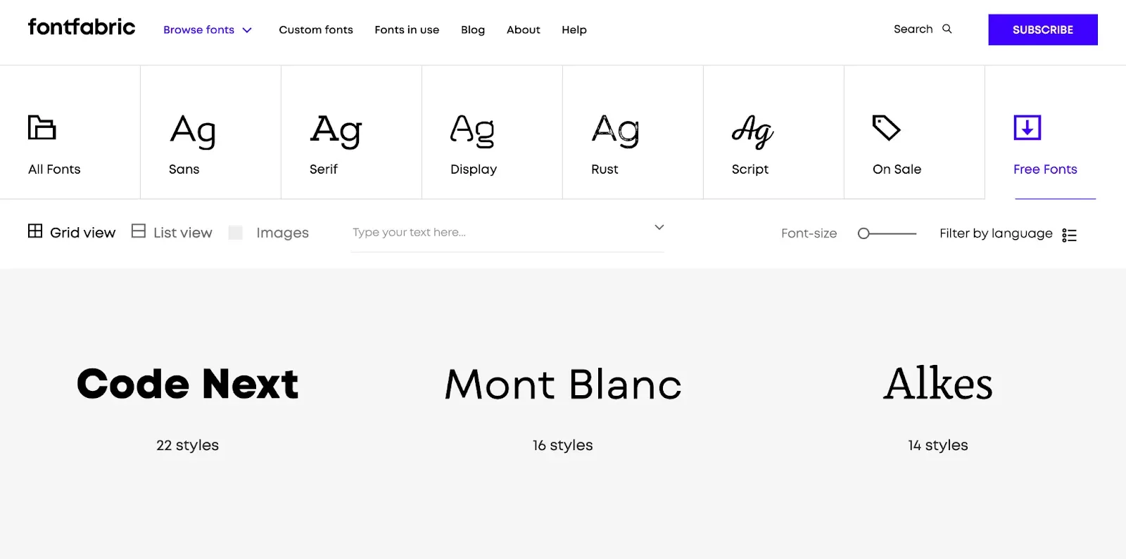 Fontfabric