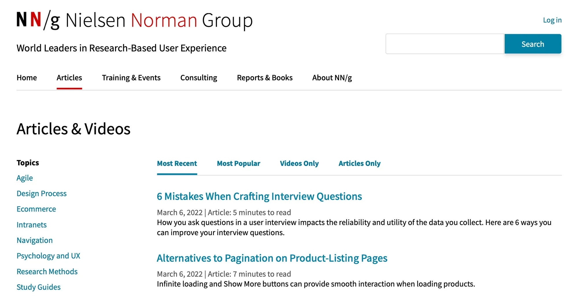 图像来源：Nielsen Norman Group