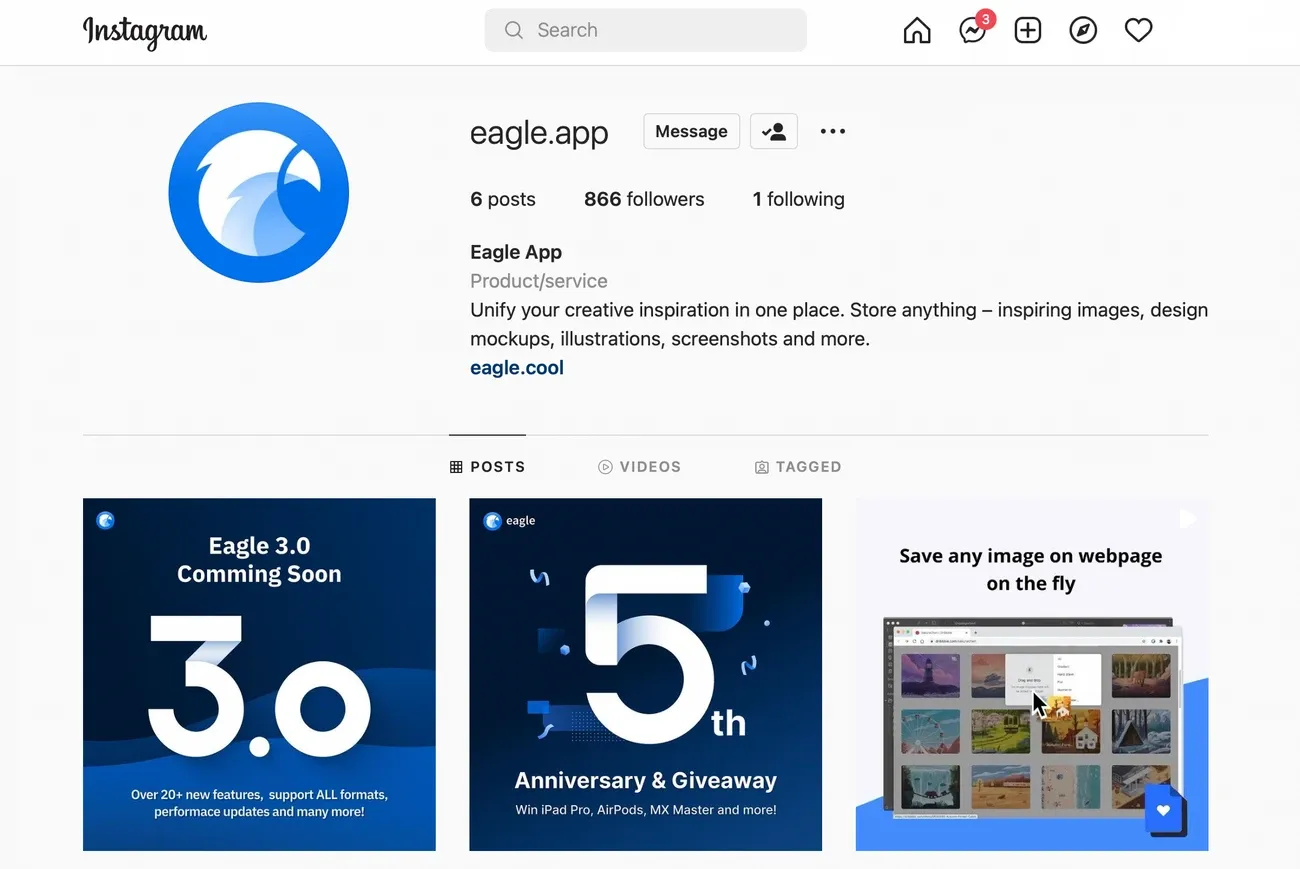 Image from Eagle Instagram