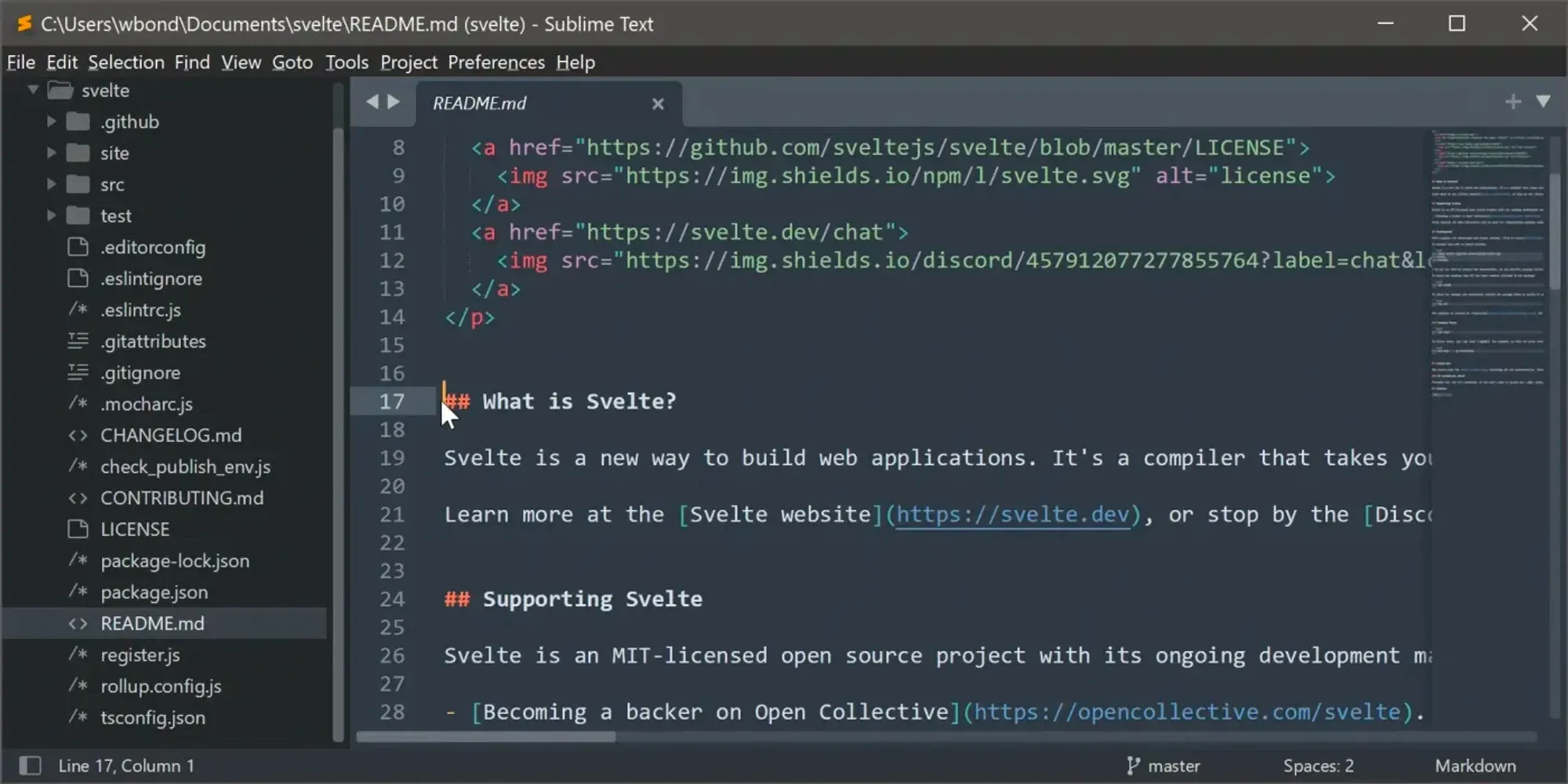 圖片來源：Sublime Text 4
